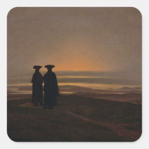 Sunset c.1830-35 square sticker