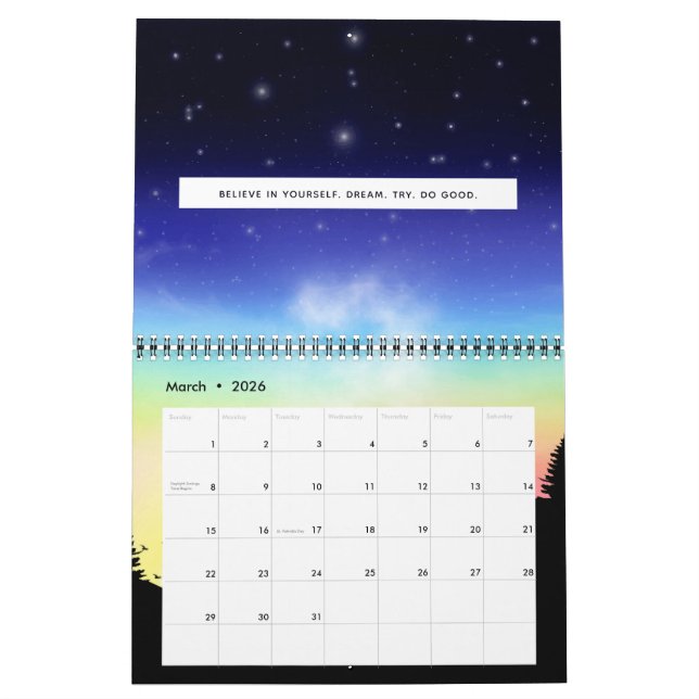 Sunset Calendar (Mar 2026)