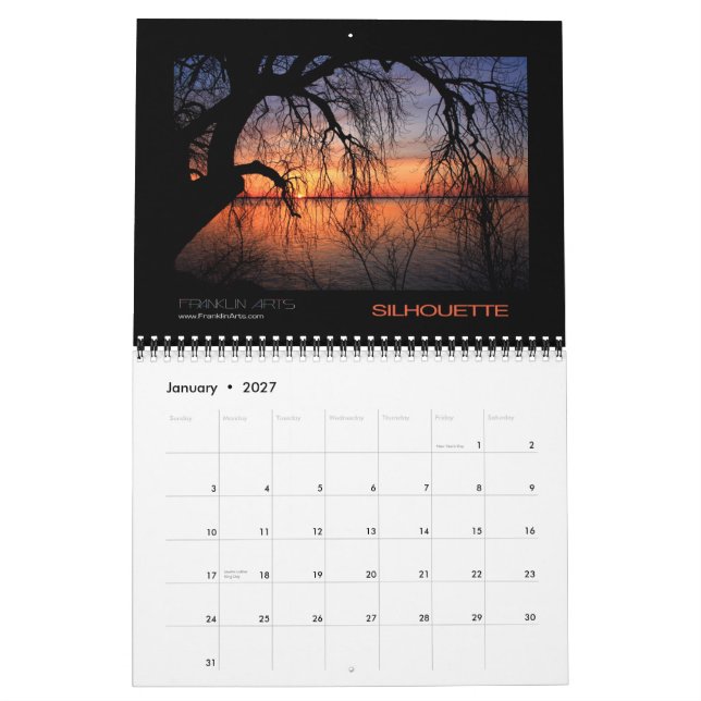Sunset Calendar 2012 (Jan 2027)