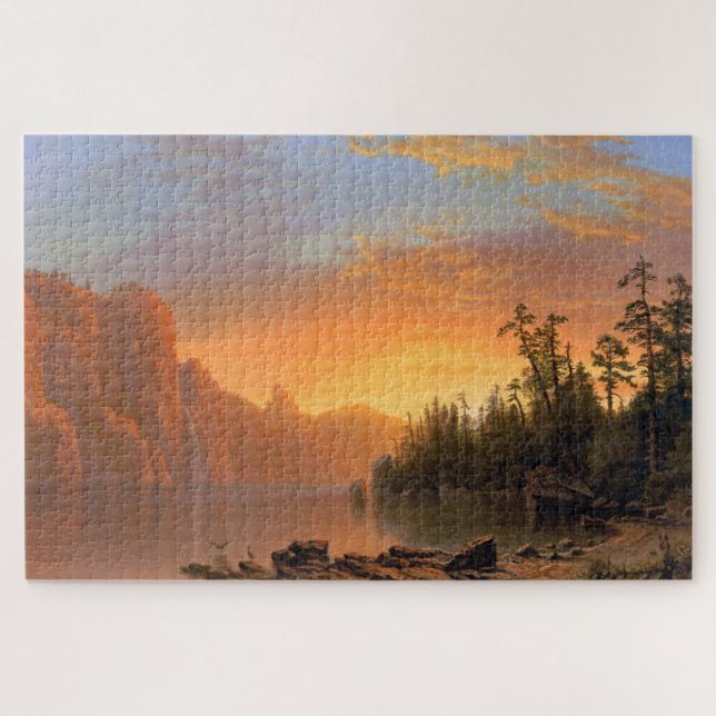 Sunset, California, Albert Bierstadt Jigsaw Puzzle (Horizontal)