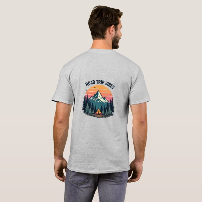 Sunset Camping T-Shirt (Back Full)