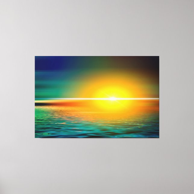 Sunset Canvas Print (Front)