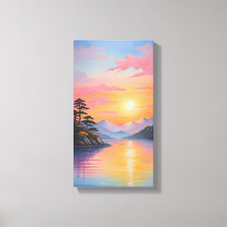 Sunset Canvas Wall Art