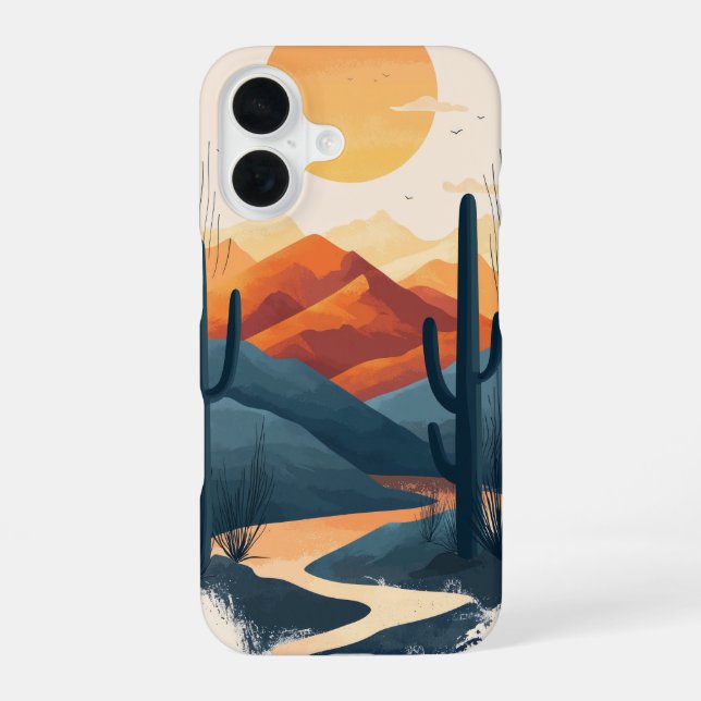 Sunset Canyon Trail Phone Case (Back)