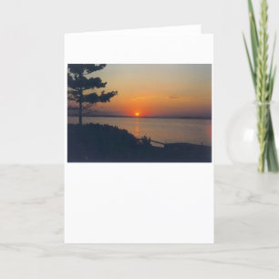 Sunset, card