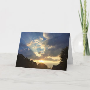 Sunset, card