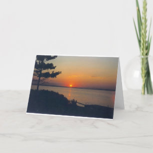 Sunset, card