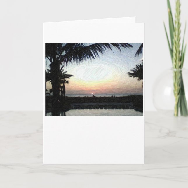 Sunset, card (Front)