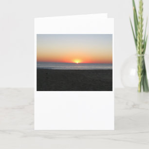 Sunset, card