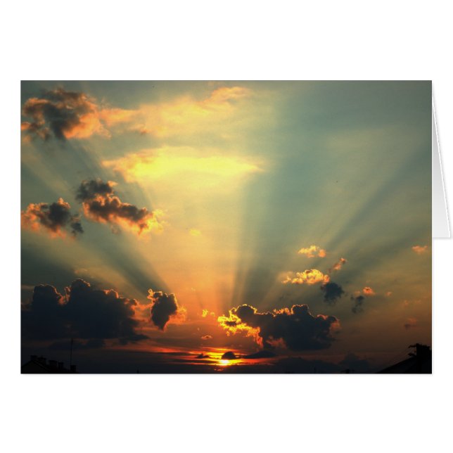 Sunset Card (Front Horizontal)