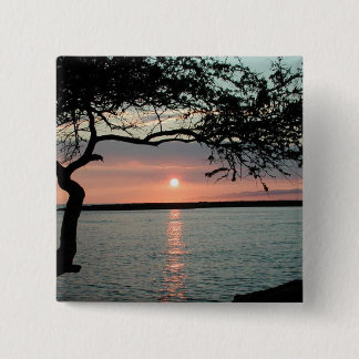 Sunset Carmel, Ca. 15 Cm Square Badge