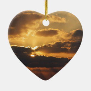 Sunset Ceramic Tree Decoration