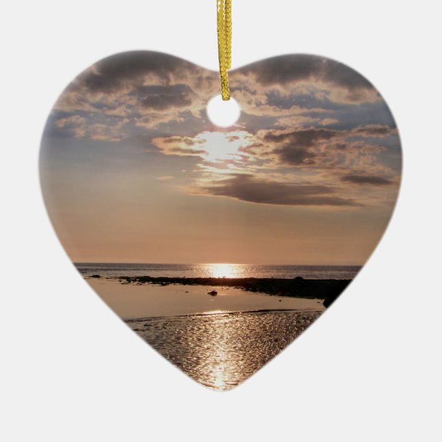 SUNSET CERAMIC TREE DECORATION (Front)