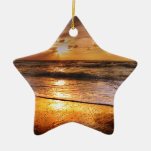 Sunset Ceramic Tree Decoration