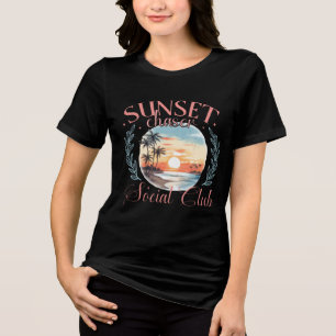 Sunset Chaser Social Club – Sunset Lovers Tri-Blend Shirt