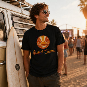 Sunset Chasin' Retro SunRays T-Shirt