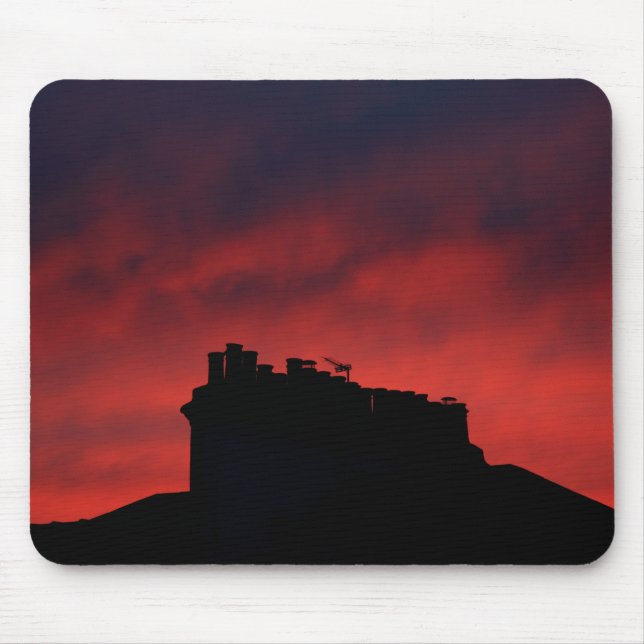 Sunset chimneys mouse pad (Front)