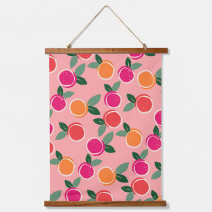 Sunset Citrus Symphony Hanging Tapestry