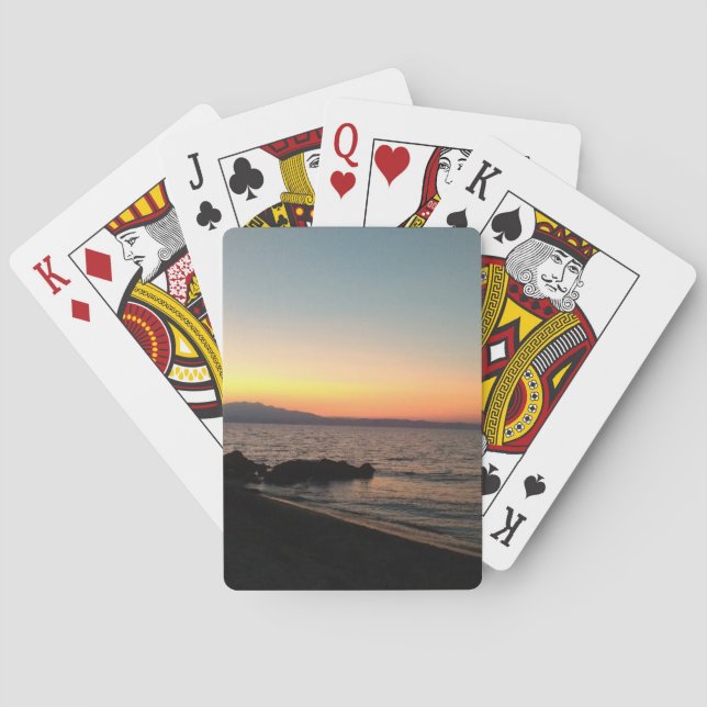 Sunset Classic Playing Cards (Back)
