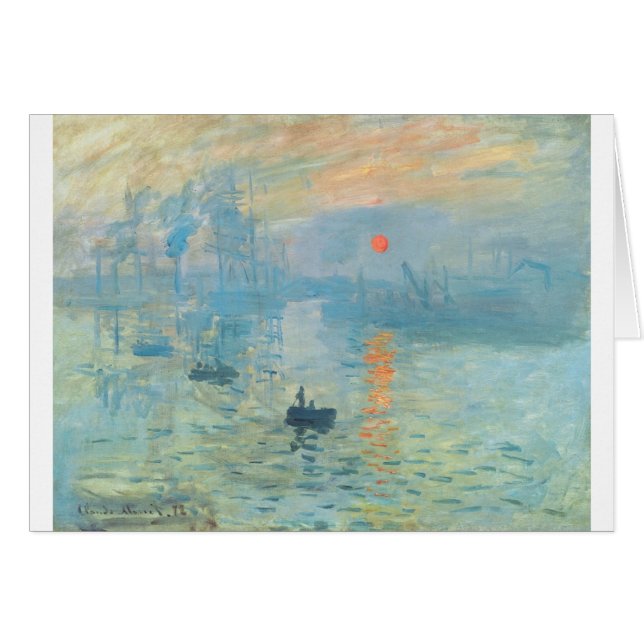 Sunset - Claude Monet (Front Horizontal)