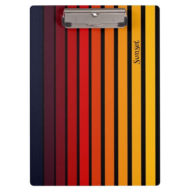 Sunset Clipboard (Front)