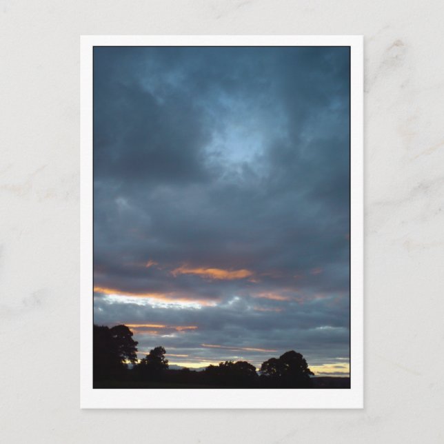 Sunset Clouds 2nd, 5th Sept Postcard (Front)