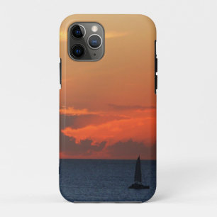 Sunset Clouds and Sailboat Seascape Case-Mate iPhone Case