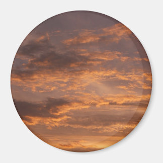 Sunset Clouds I Colourful Sky Photography Magnet