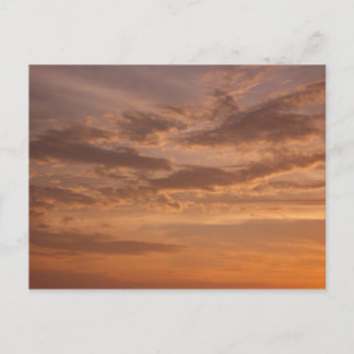 Sunset Clouds II Pastel Abstract Nature Postcard