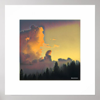 Sunset Clouds Poster
