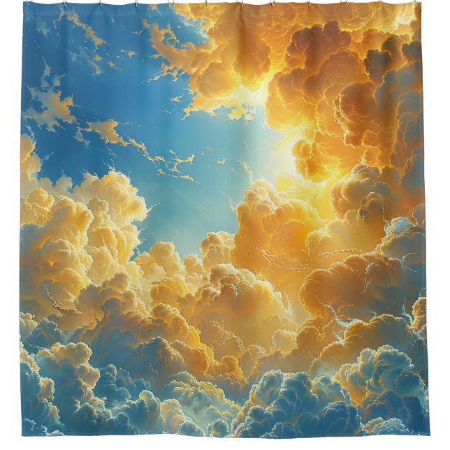 Sunset Clouds Shower Curtain (Front)