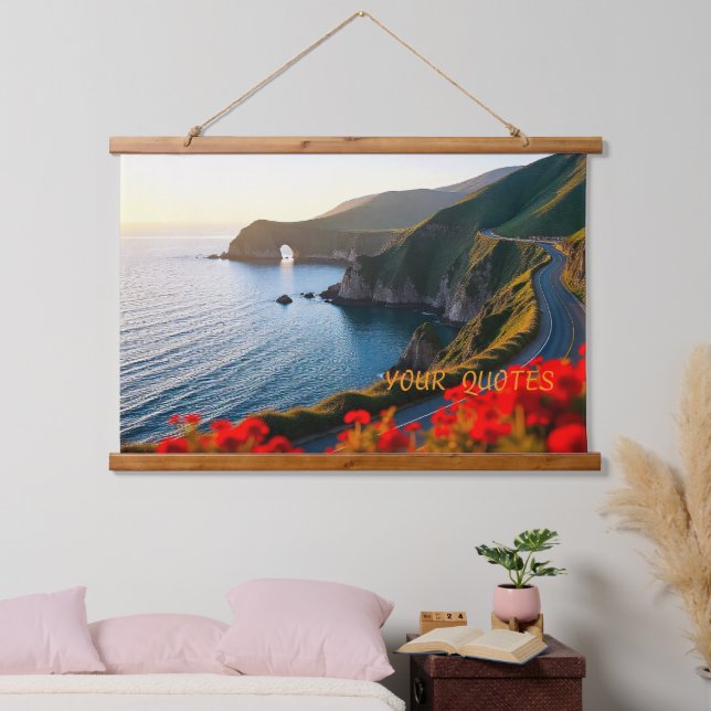 Sunset Coastal Landscape– Dramatic Nature Wall Art (Bedroom)