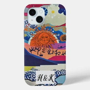 Sunset Collage Phone Case - Colourful and Artistic