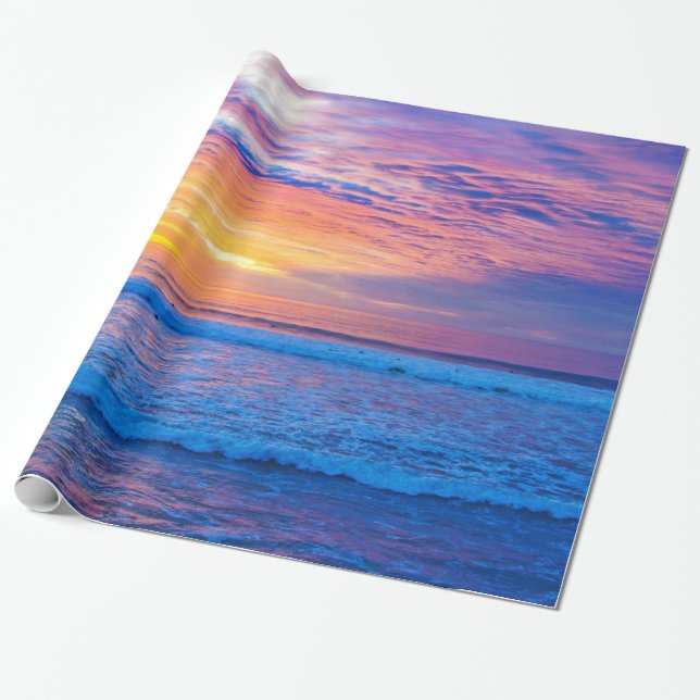 sunset colores wrapping paper (Unrolled)