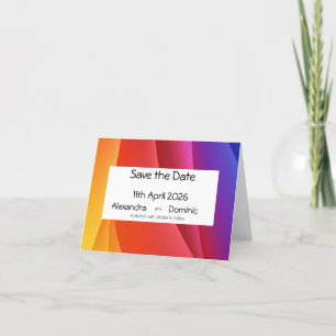 Sunset colour ombre gradient background announcement