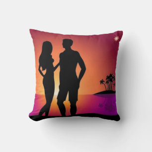 Sunset Couple Pillow