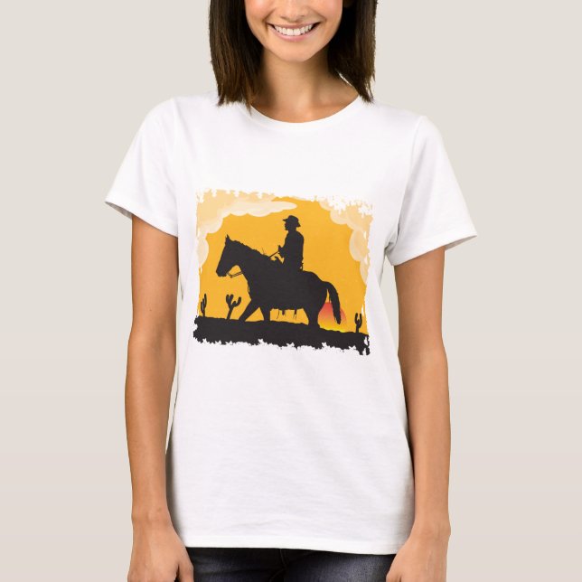 Sunset Cowboy T-Shirt (Front)