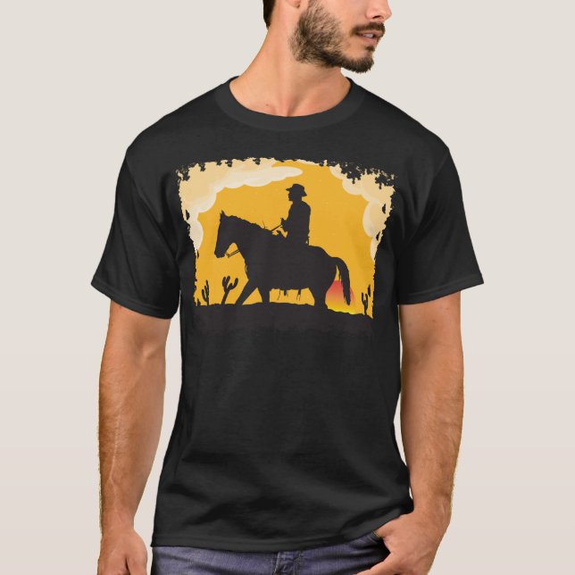 Sunset Cowboy T-Shirt (Front)