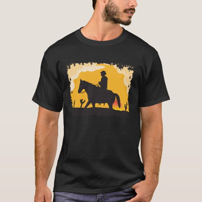 Sunset Cowboy T-Shirt (Front)