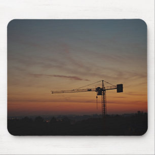 Sunset Crane Mousepad
