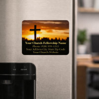 Sunset Cross2 Church Pastor Business Cards