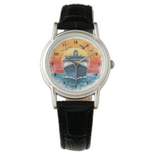 Sunset Cruise Ship Vacation Ocean Caribbean Watch