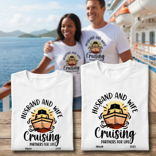 Sunset Cruising Couples PERSONALIZE T-Shirt