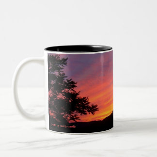 Sunset Curtains Two-Tone Coffee Mug