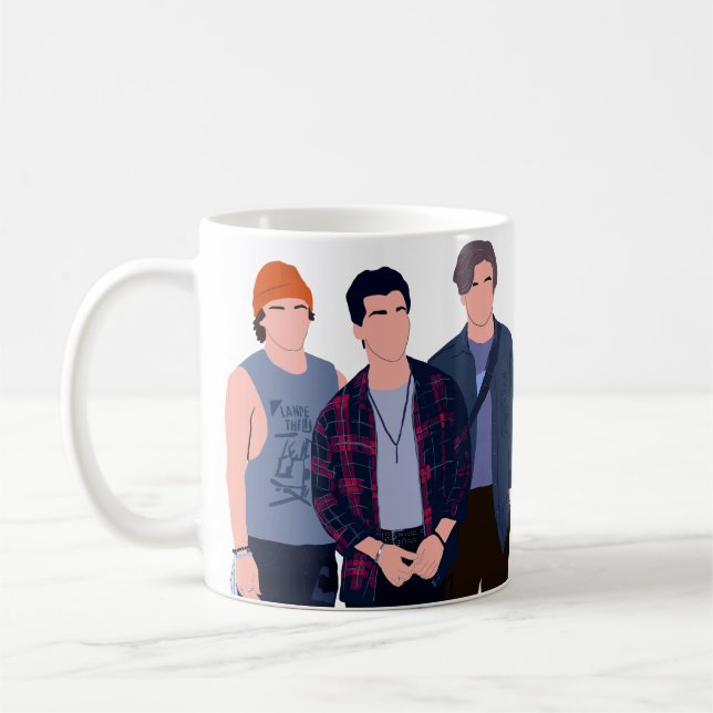 Sunset Curve boys minimalist Coffee Mug (Left)