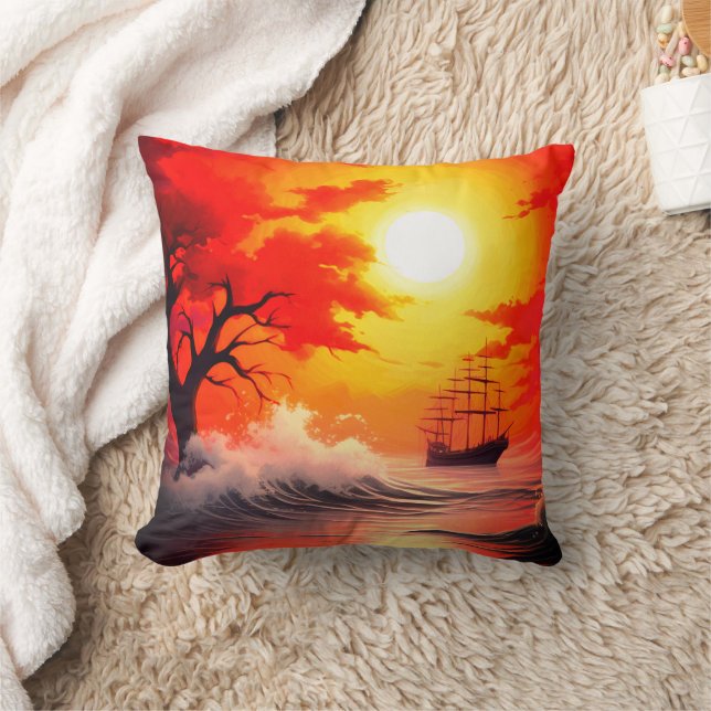 Sunset Cushion (Blanket)