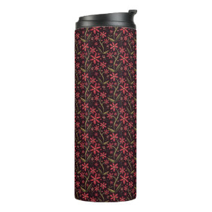 Sunset Dancing Daisies Watercolor Tumbler