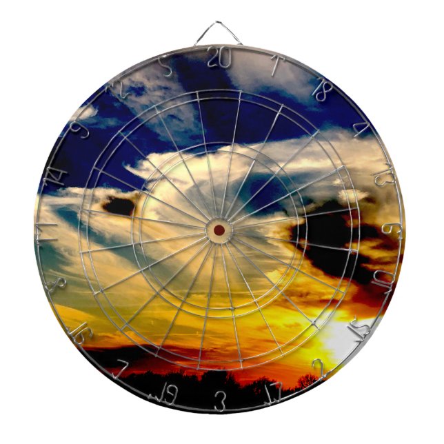 Sunset  dartboard (Front)