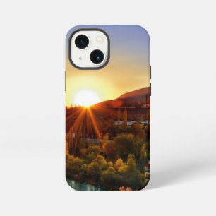 Sunset-dawn-nature-mountain-view iPhone 13 Mini Case