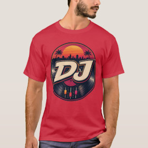 Sunset DJ Graphic T-Shirt